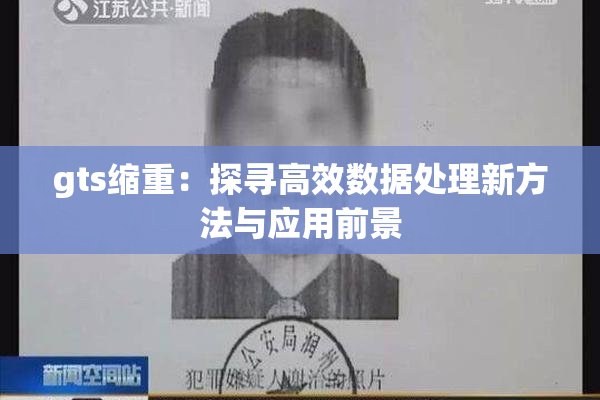 gts缩重：探寻高效数据处理新方法与应用前景