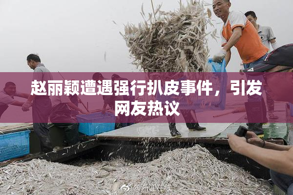 赵丽颖遭遇强行扒皮事件，引发网友热议