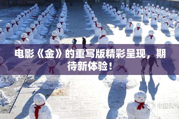 电影《金》的重写版精彩呈现，期待新体验！