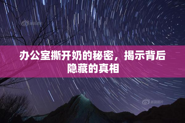 办公室撕开奶的秘密，揭示背后隐藏的真相
