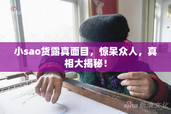 小sao货露真面目，惊呆众人，真相大揭秘！