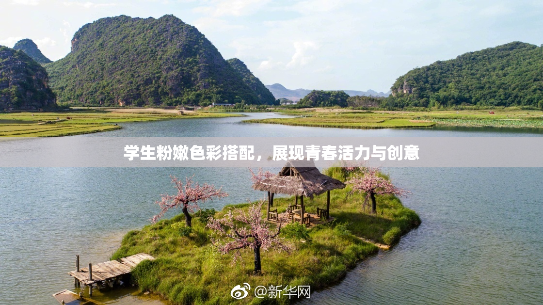 学生粉嫩色彩搭配，展现青春活力与创意