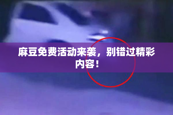 麻豆免费活动来袭，别错过精彩内容！