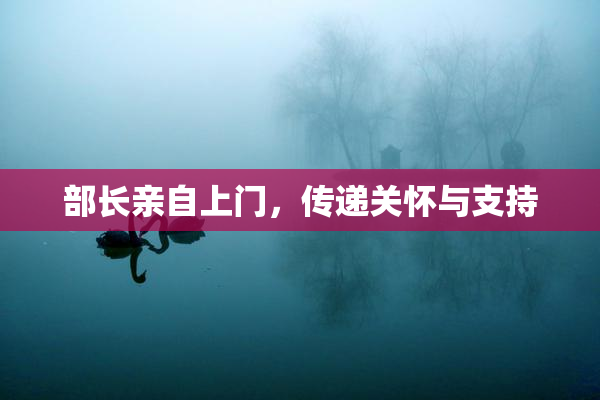 部长亲自上门，传递关怀与支持