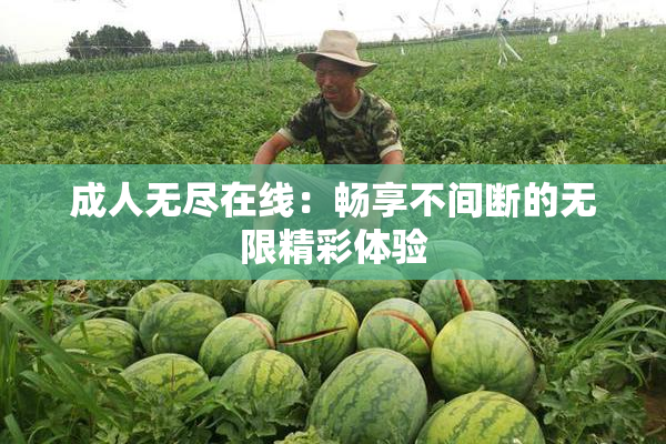 成人无尽在线：畅享不间断的无限精彩体验