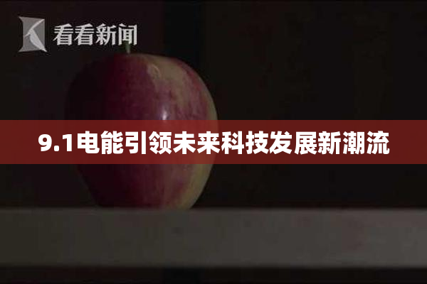 9.1电能引领未来科技发展新潮流