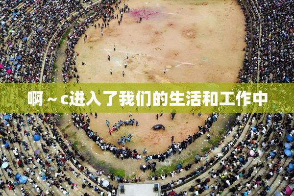 啊～c进入了我们的生活和工作中