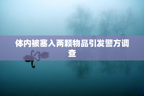 体内被塞入两颗物品引发警方调查