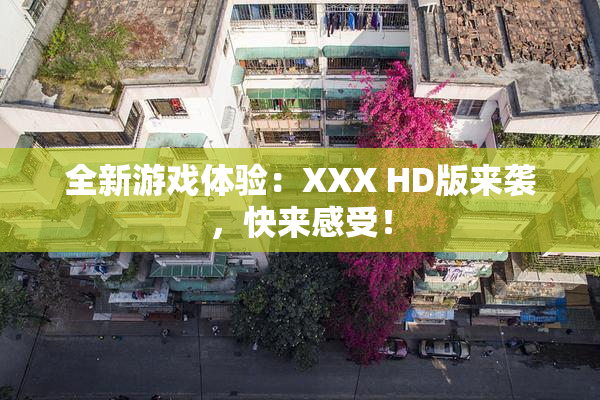 全新游戏体验：XXX HD版来袭，快来感受！