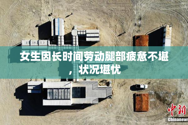 女生因长时间劳动腿部疲惫不堪，状况堪忧