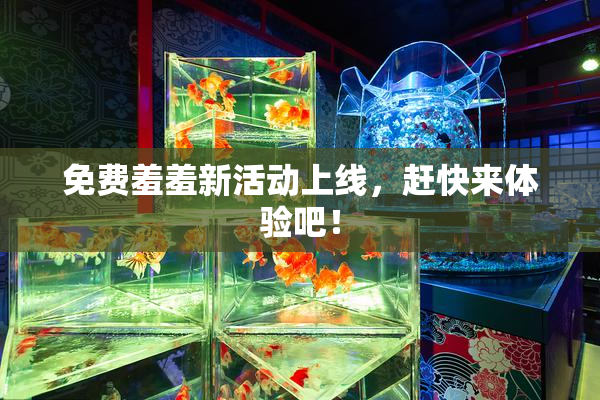 免费羞羞新活动上线，赶快来体验吧！