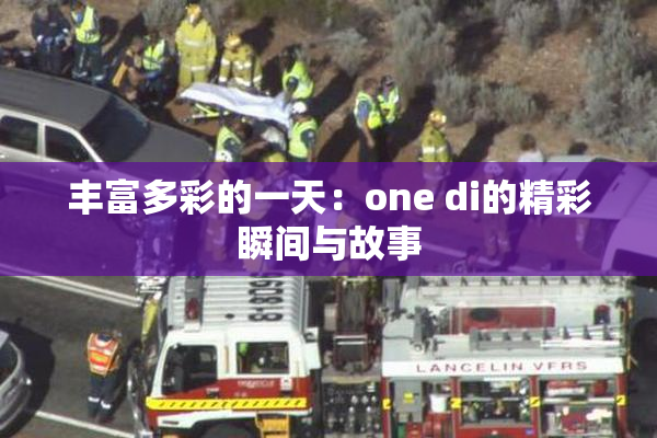 丰富多彩的一天：one di的精彩瞬间与故事