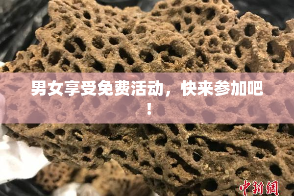 男女享受免费活动，快来参加吧！