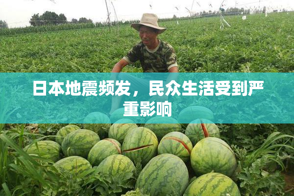 日本地震频发，民众生活受到严重影响