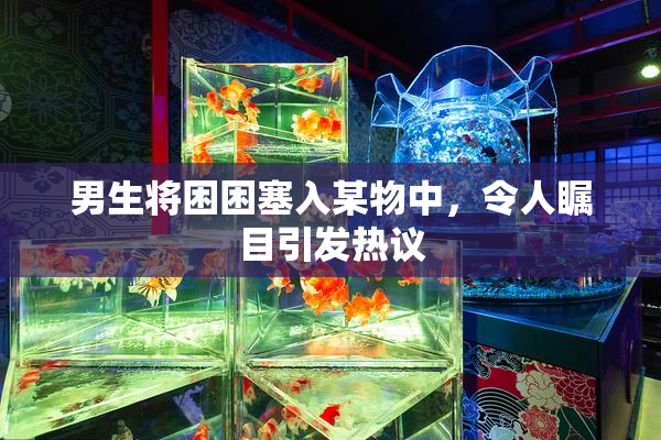 男生将困困塞入某物中，令人瞩目引发热议