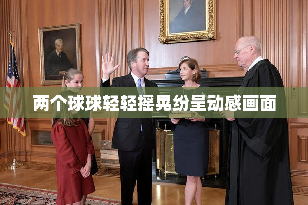 两个球球轻轻摇晃纷呈动感画面