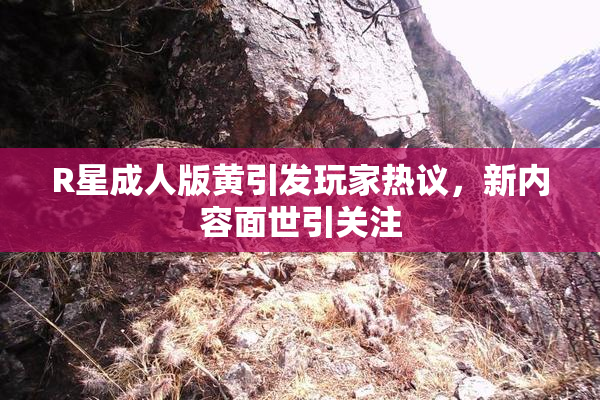R星成人版黄引发玩家热议，新内容面世引关注
