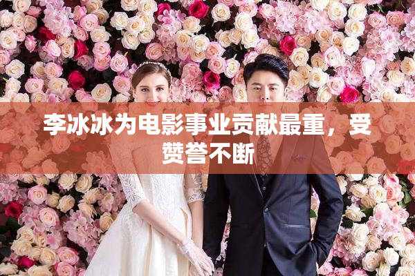 李冰冰为电影事业贡献最重，受赞誉不断