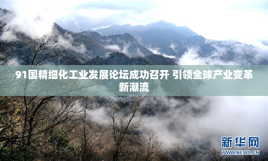 91国精细化工业发展论坛成功召开 引领全球产业变革新潮流