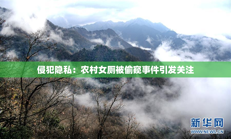 侵犯隐私：农村女厕被偷窥事件引发关注