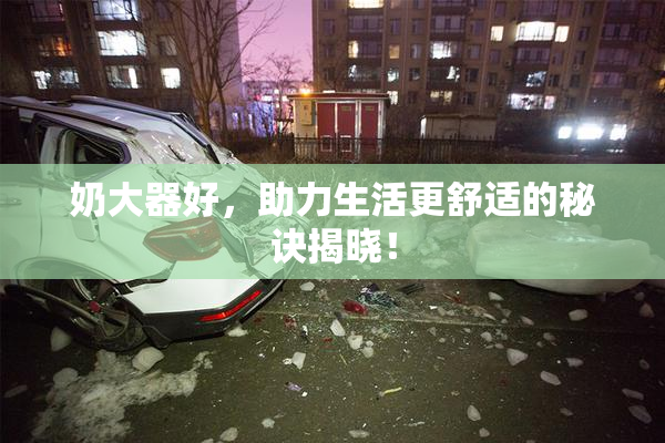 奶大器好，助力生活更舒适的秘诀揭晓！
