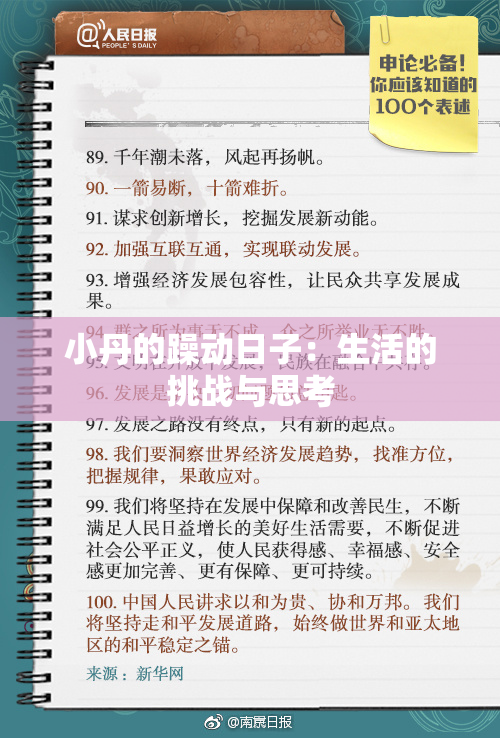 小丹的躁动日子：生活的挑战与思考