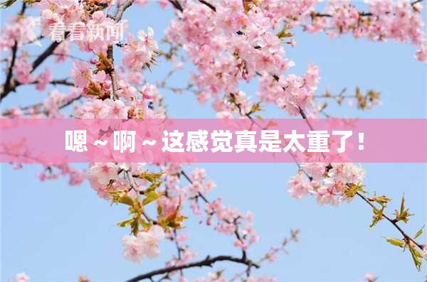 嗯～啊～这感觉真是太重了！