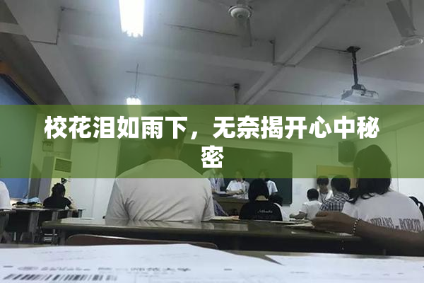 校花泪如雨下，无奈揭开心中秘密