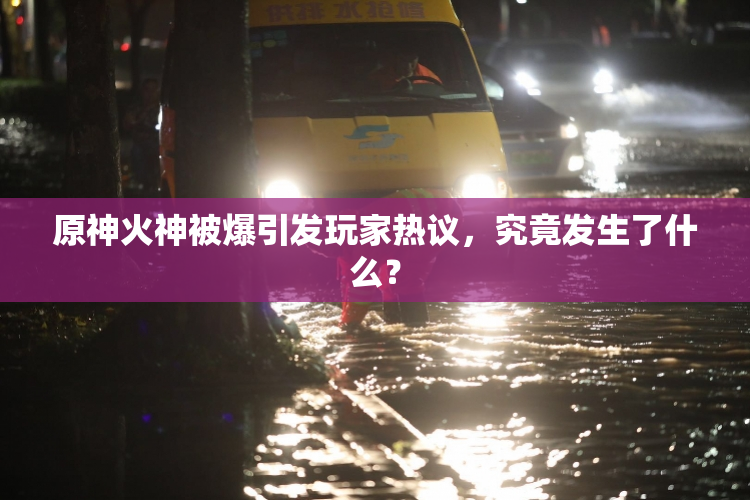 原神火神被爆引发玩家热议，究竟发生了什么？