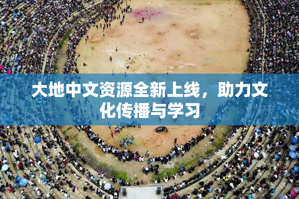 大地中文资源全新上线，助力文化传播与学习