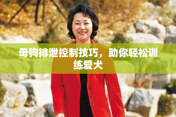 母狗排泄控制技巧，助你轻松训练爱犬