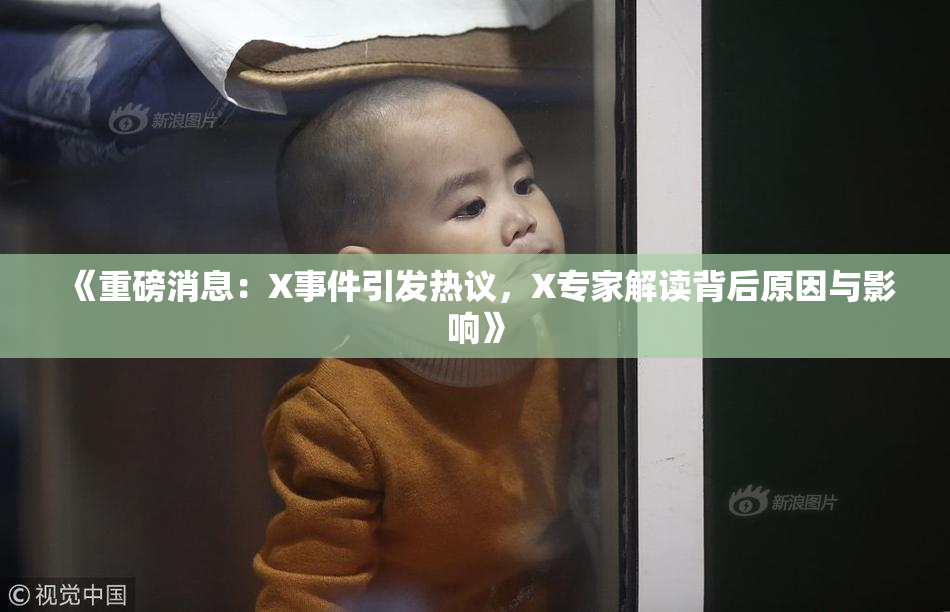《重磅消息：X事件引发热议，X专家解读背后原因与影响》
