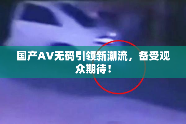 国产AV无码引领新潮流，备受观众期待！