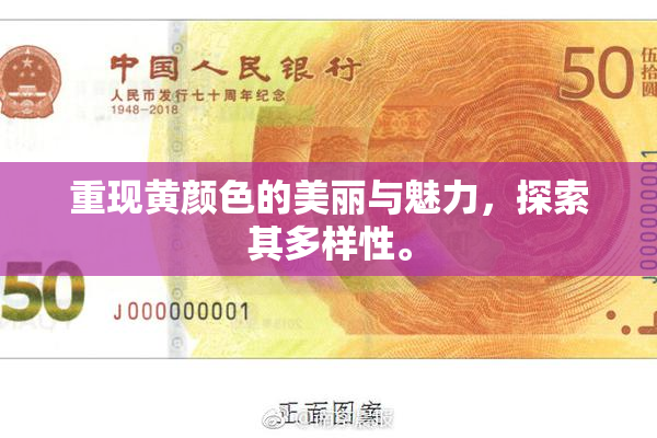 重现黄颜色的美丽与魅力，探索其多样性。