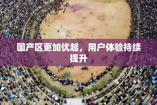 国产区更加优越，用户体验持续提升