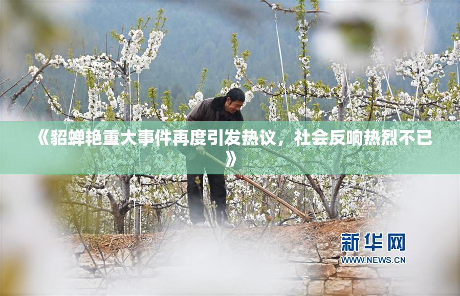 《貂蝉艳重大事件再度引发热议，社会反响热烈不已》