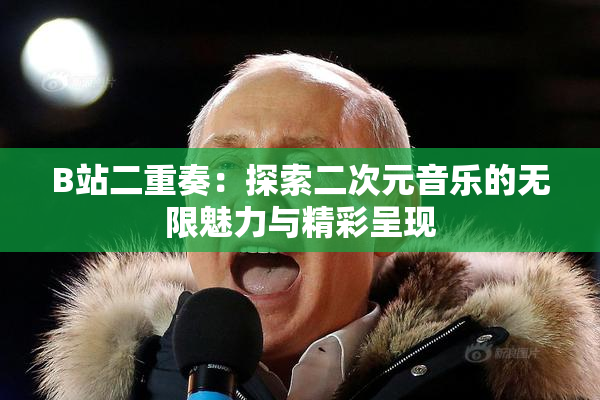 B站二重奏：探索二次元音乐的无限魅力与精彩呈现