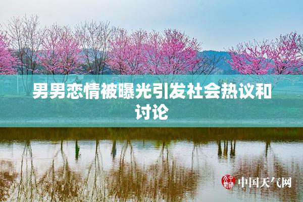 男男恋情被曝光引发社会热议和讨论