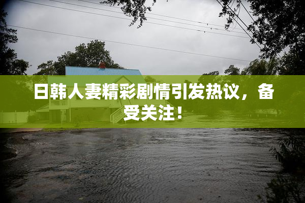 日韩人妻精彩剧情引发热议，备受关注！