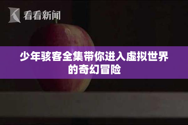 少年骇客全集带你进入虚拟世界的奇幻冒险