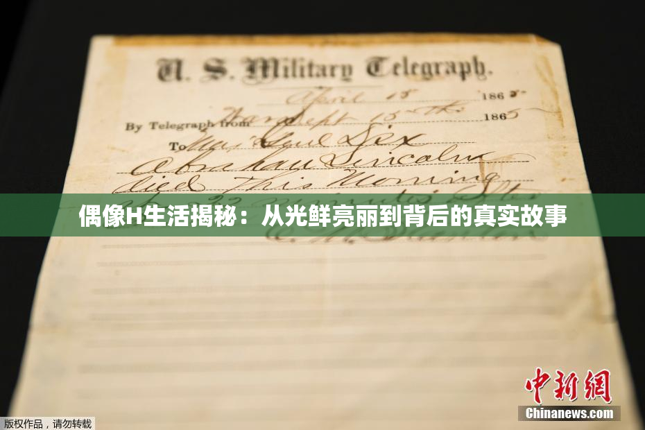 偶像H生活揭秘：从光鲜亮丽到背后的真实故事