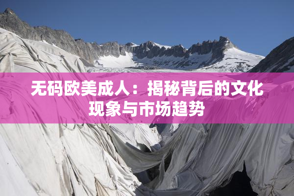 无码欧美成人：揭秘背后的文化现象与市场趋势