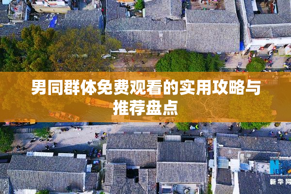 男同群体免费观看的实用攻略与推荐盘点