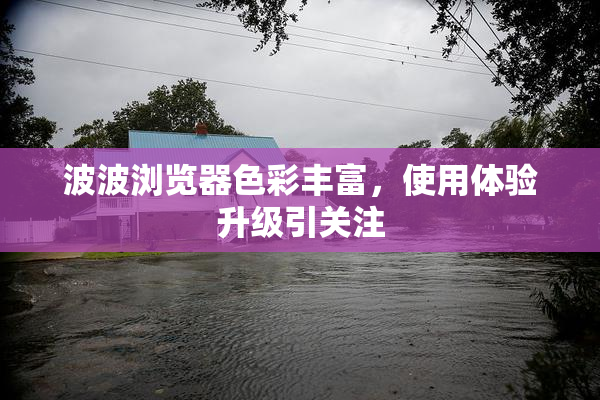 波波浏览器色彩丰富，使用体验升级引关注