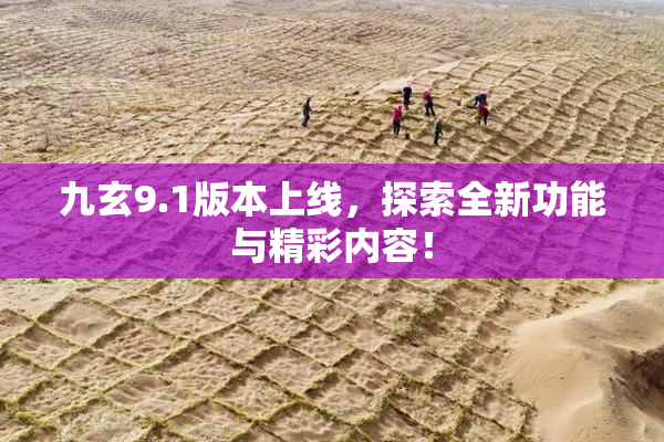 九玄9.1版本上线，探索全新功能与精彩内容！