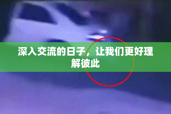深入交流的日子，让我们更好理解彼此