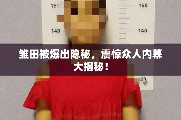 雏田被爆出隐秘，震惊众人内幕大揭秘！