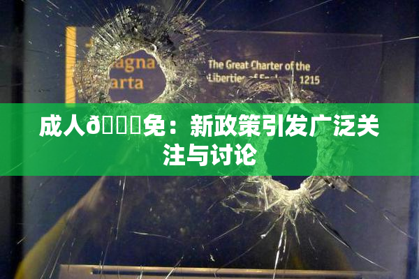 成人🔞免：新政策引发广泛关注与讨论
