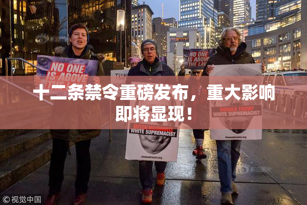 十二条禁令重磅发布，重大影响即将显现！