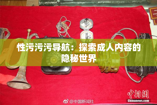 性污污污导航：探索成人内容的隐秘世界